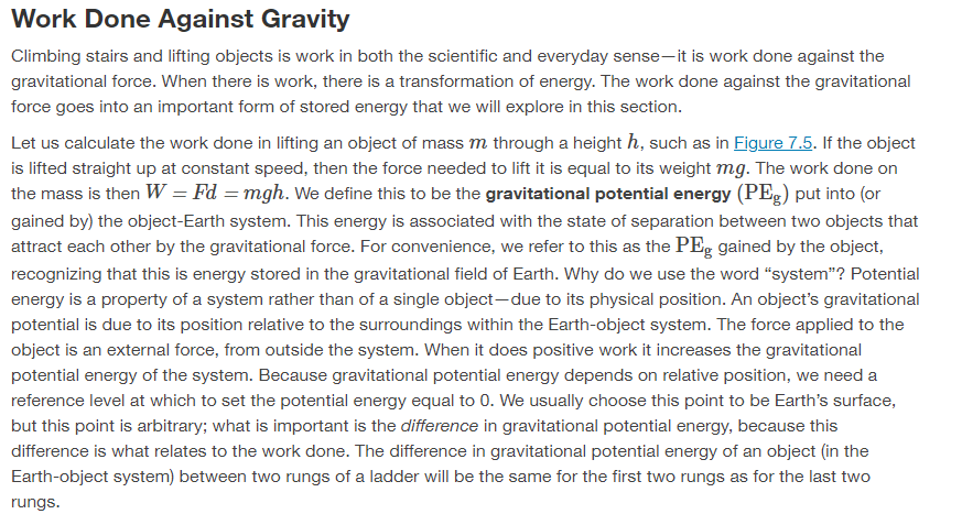between the concept described in text (images below) and video(s) Experience suggests
