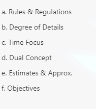 judgment of managers and accountants who are familiar with the company operations