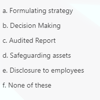 Financial Accounting c. Management Accounting