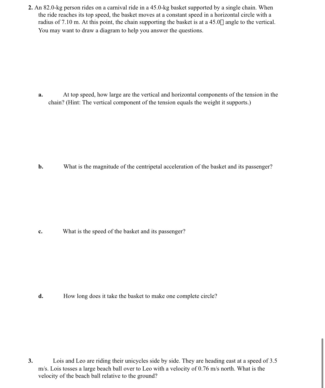 with a constant velocity drives off the top of a wall that