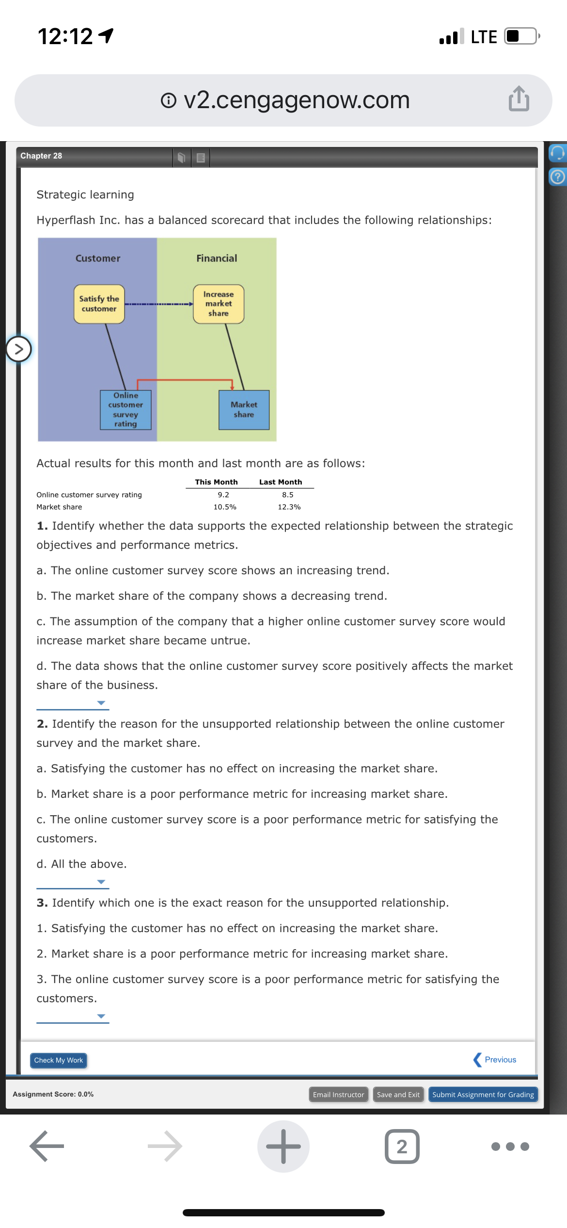 Hi I need help with this question please? 12:12 1 Of LTE