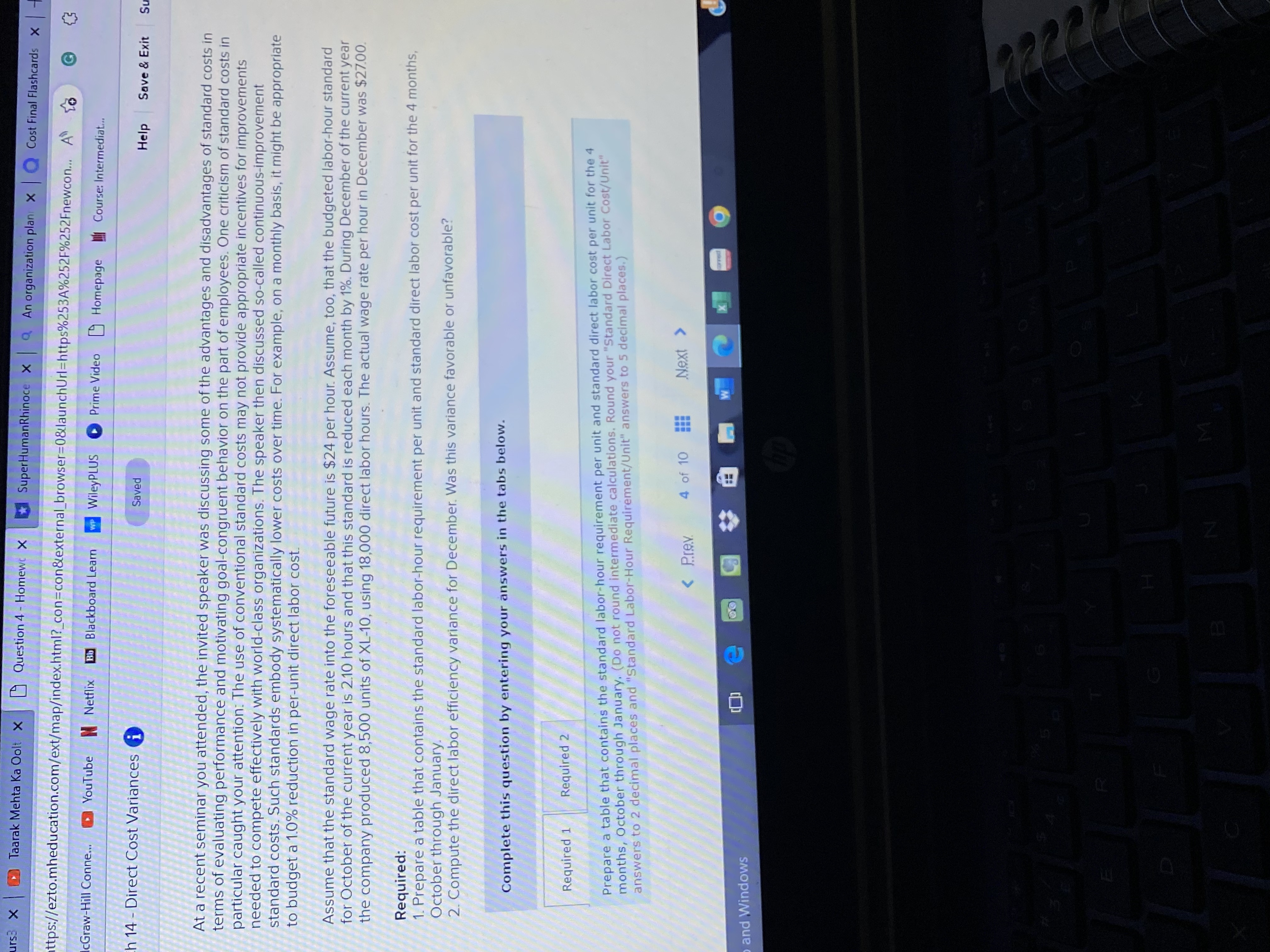 we WileyPLUS Prime Video Homepage !| Course: Intermediat.. h 14 - Direct