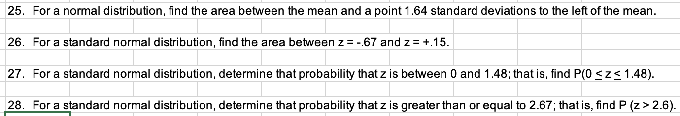 a value between 225 and 250. 22. Determine the probability that x