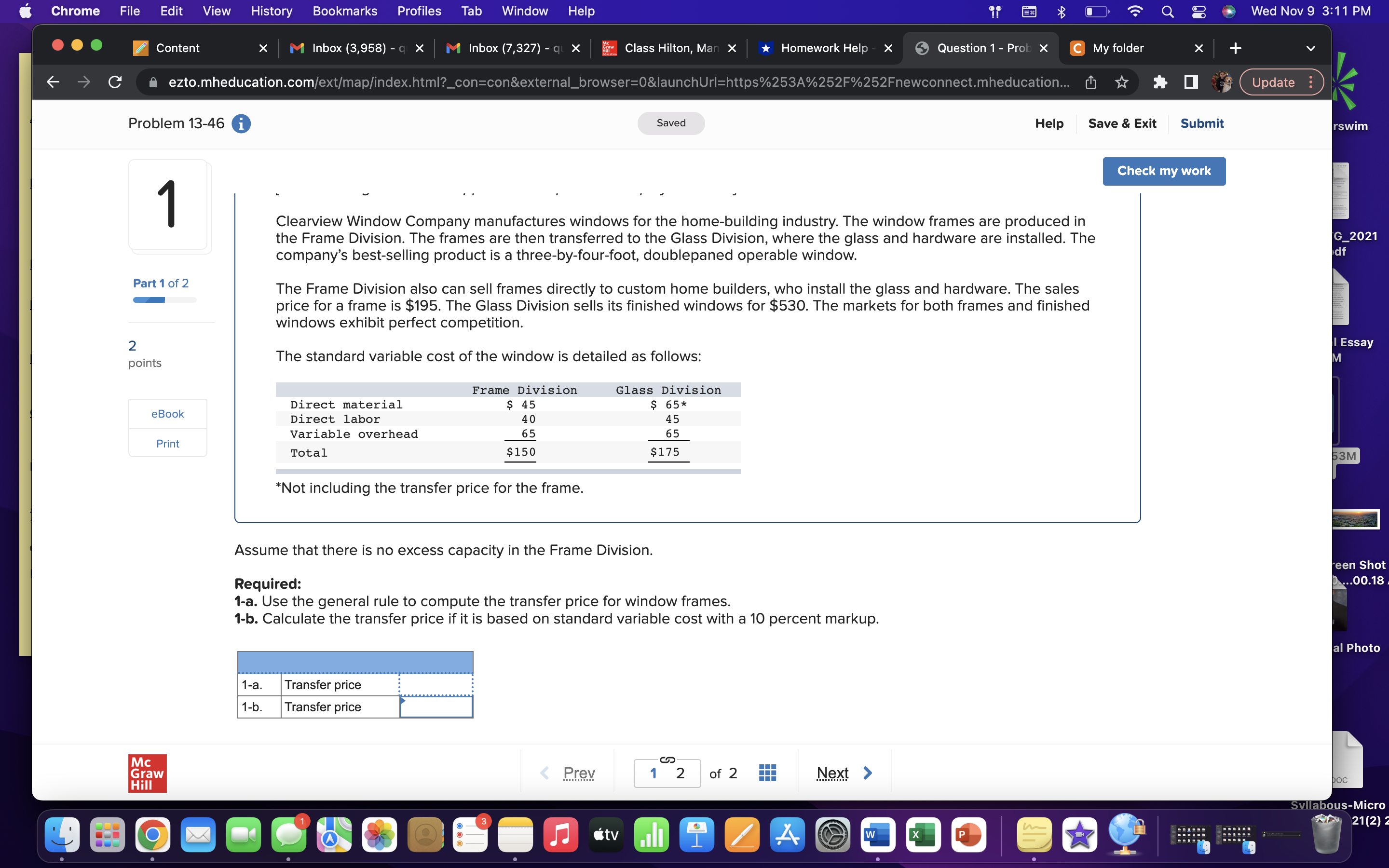  6 Chrome File Edit View History Bookmarks Profiles Tab window Help
