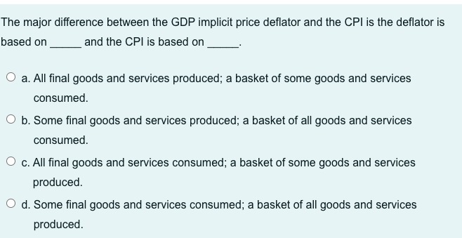 O a. Deflation is when the average price is falling and disinflation