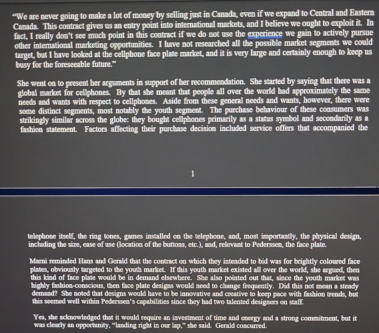 Pederssen Plastics Limited Hans Pederssen started his plastics firm in Thunder Bay,