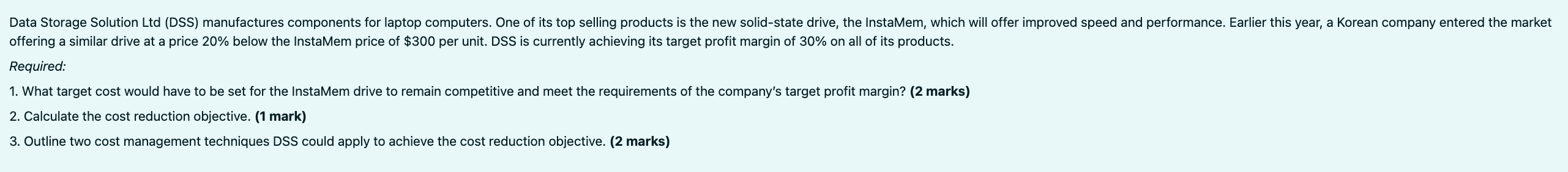 of its top selling products is the new solid-state drive, the lnstaMem,