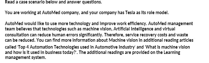at Autoiv'led company. and your company has Tesla as its role model.