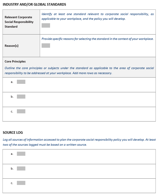 BSBSUS601 - Task 1 Task 1 - CORPORATE SOCIAL RESPONSIBILITY (CSR)