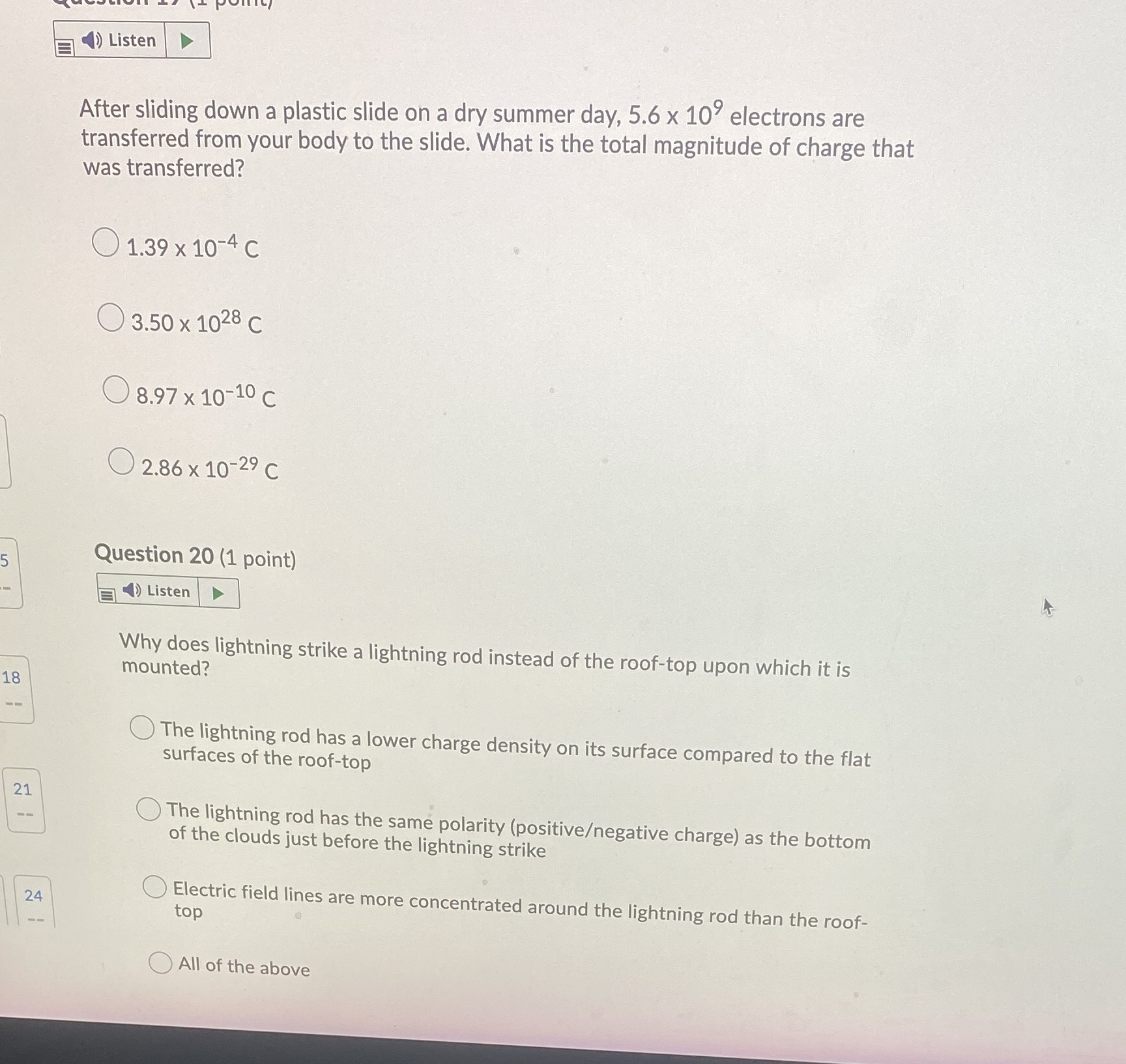 "Listen After sliding down a plastic slide on a dry summer