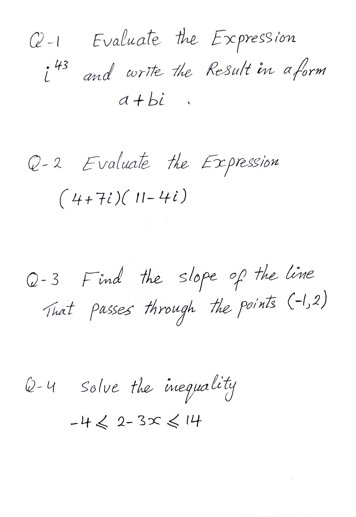 + Fi ) ( 11 - 41) Q - 3 Find the