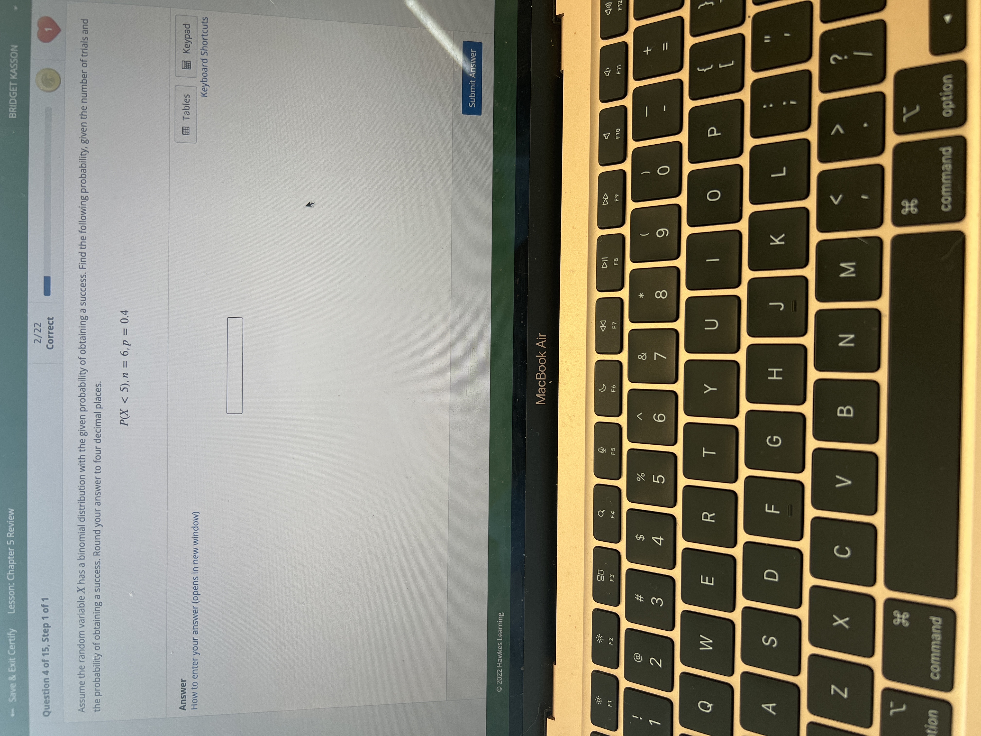 please help -- Save & Exit Certify Lesson: Chapter 5 Review BRIDGET