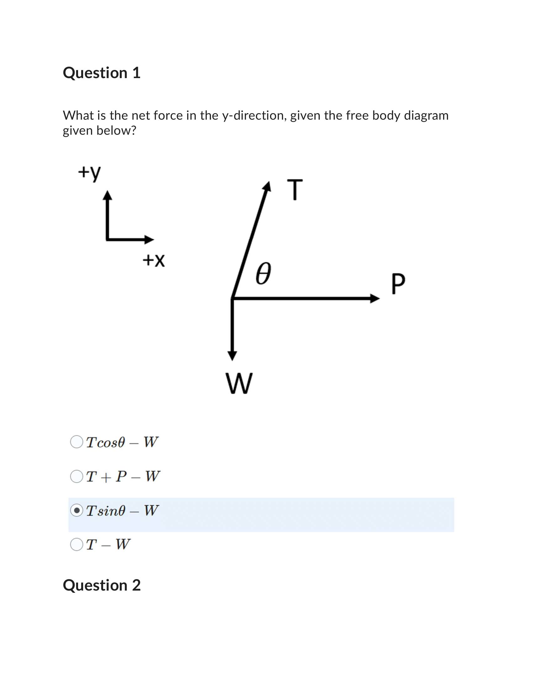 Wcosl P Question 3 A block of mass 30 kg is stationary