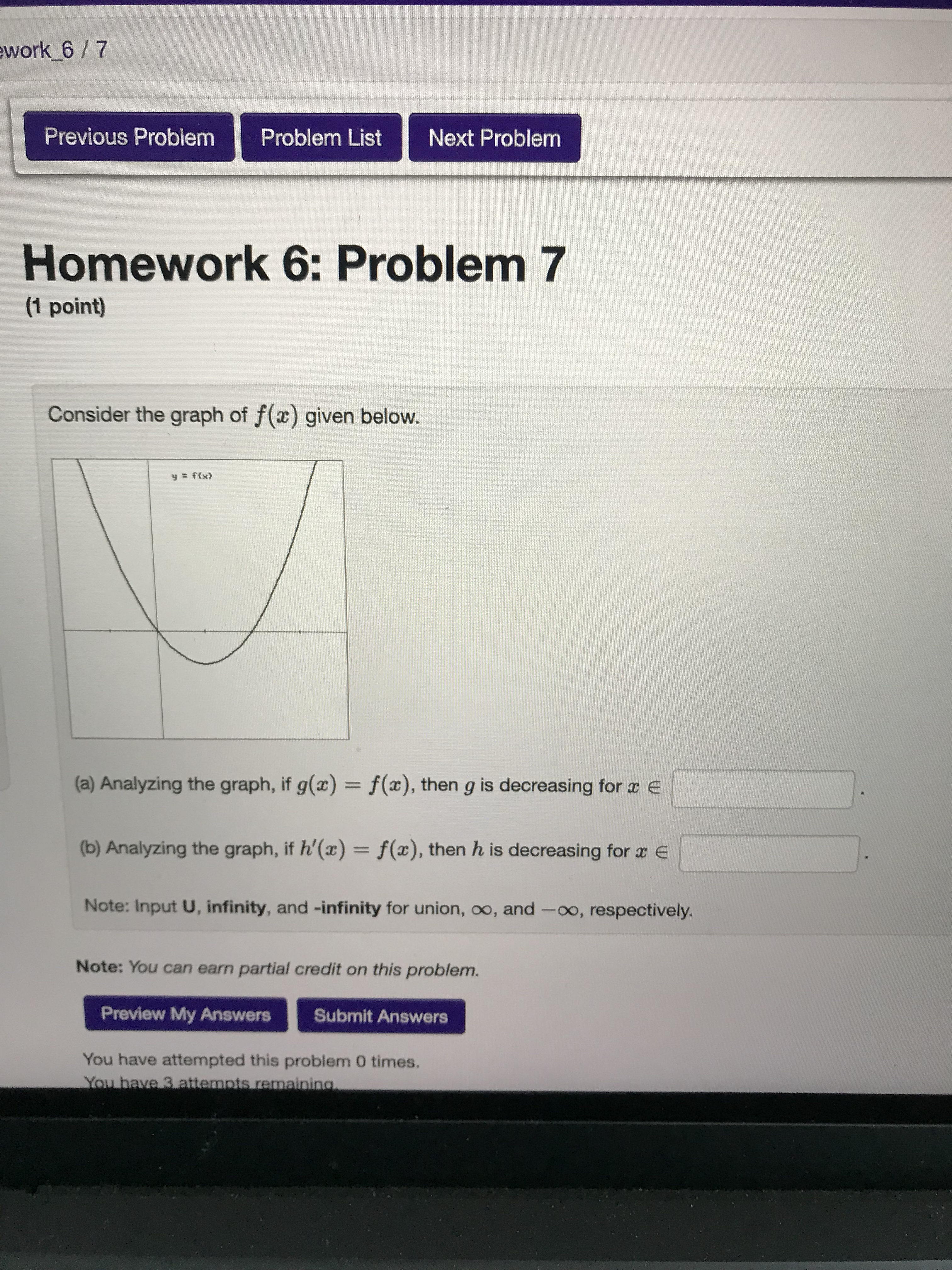 aworkj / 7 Previous Problem Problem List Next Problem ' m-v-v
