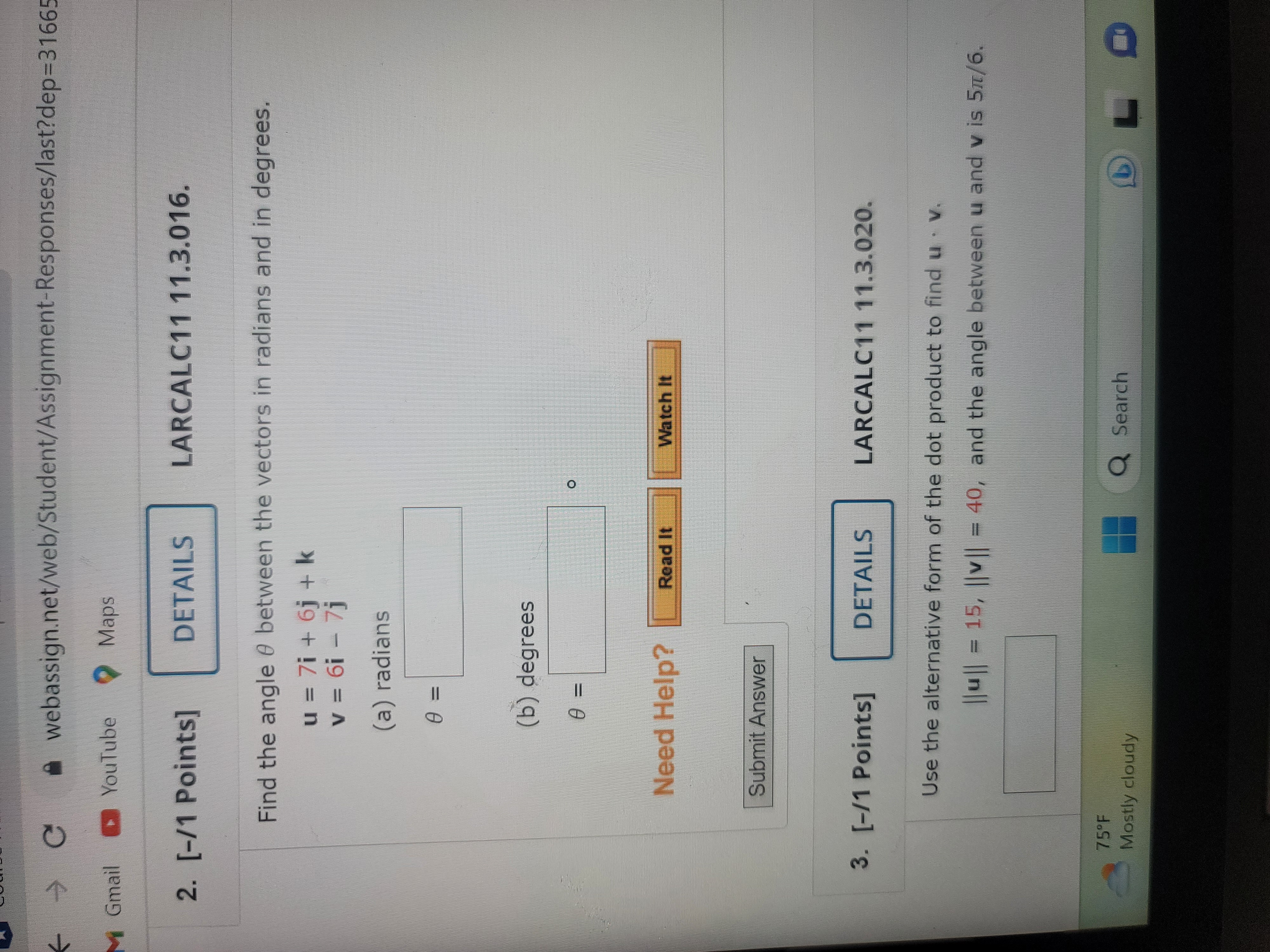 representing the tension in the wire. (Round your answers to three decimal