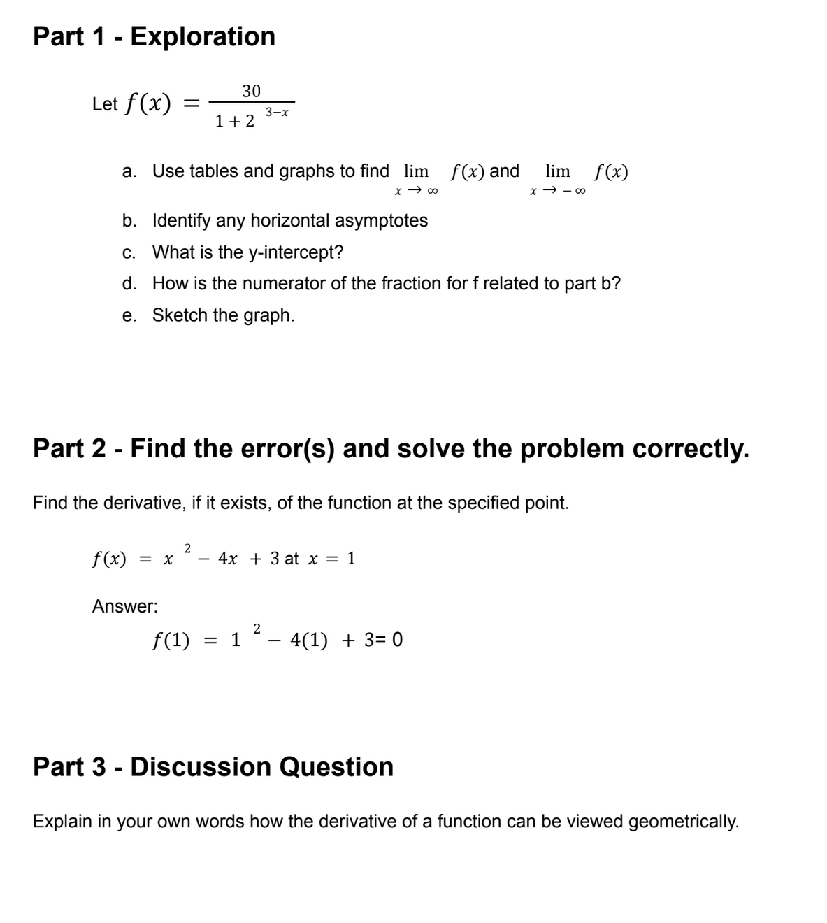 and solve the problem correctly. Be sure to show and explain your