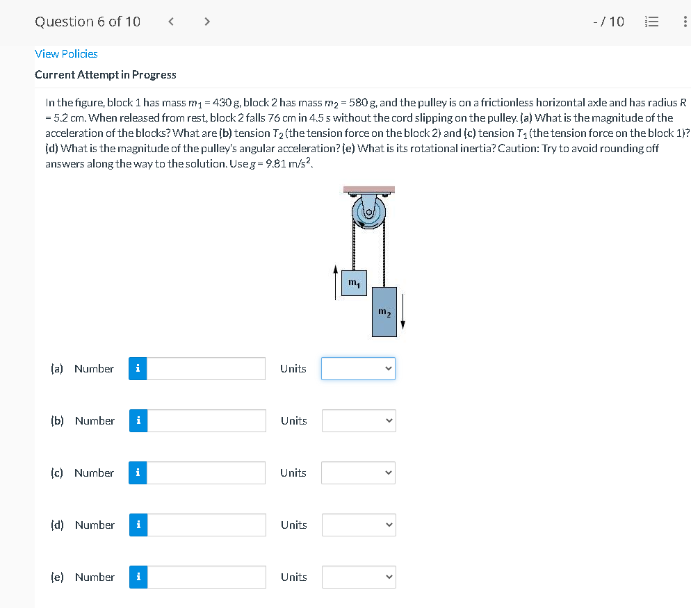 impact your score. Question 5 of 10 > - / 10 E