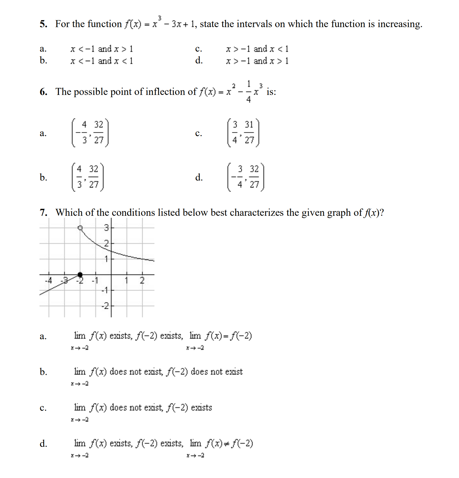 3 C. 7x + 3 b. 10x + 5 d. 7x +