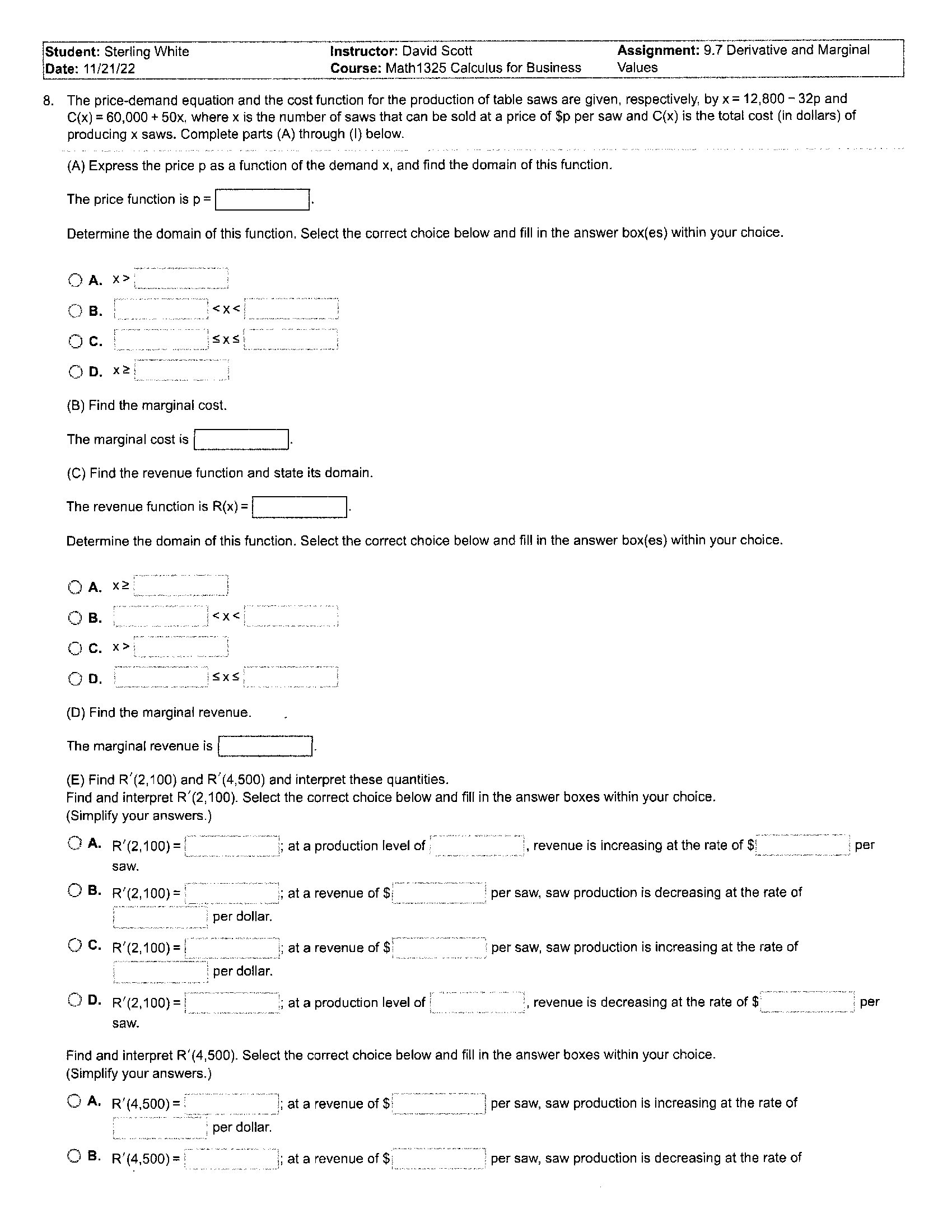 then evaluate x' at the point ( - 2,2). -... .. ..".".