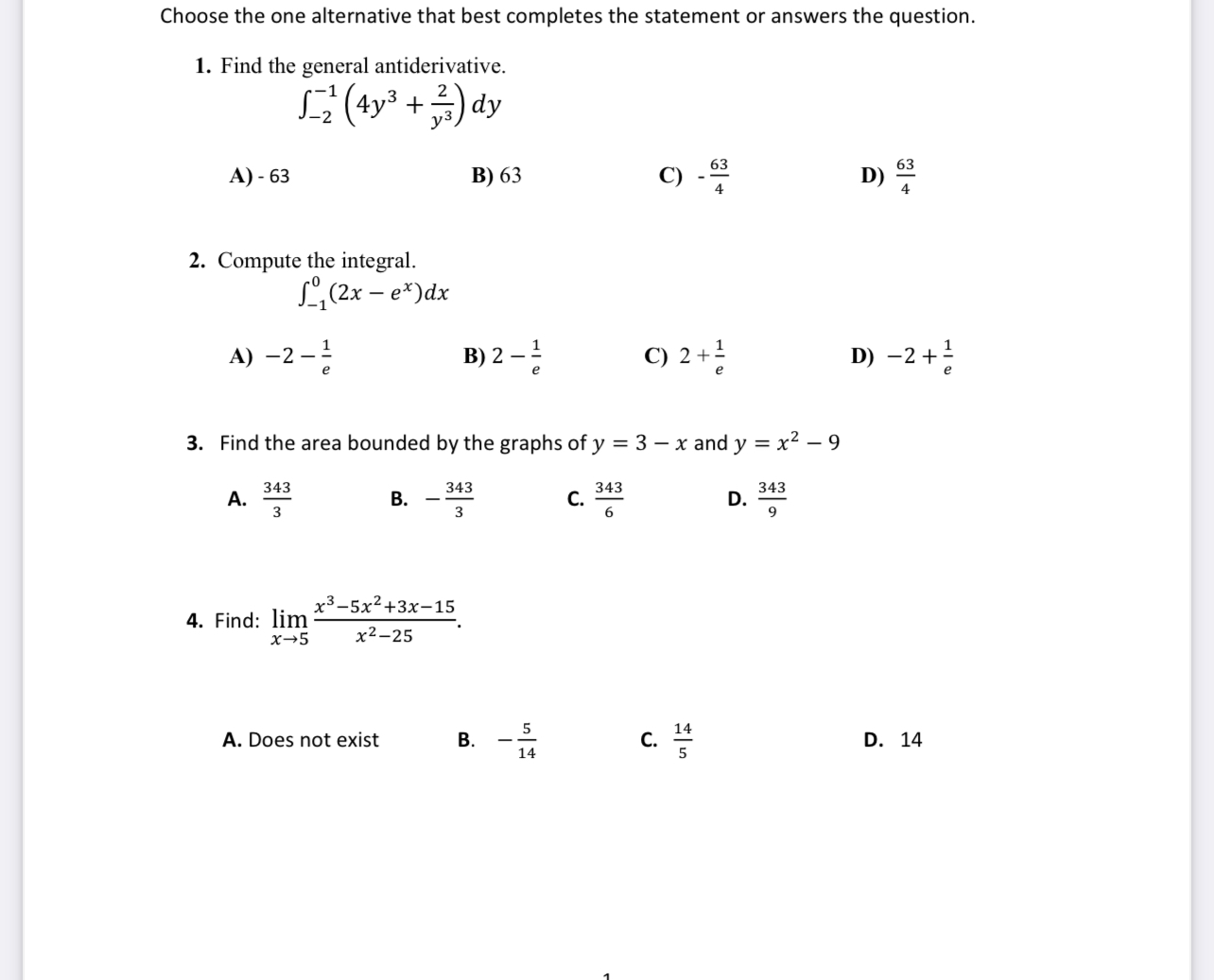 A. {- In 2} B. {0} c. {0, 1} D. {In 3}