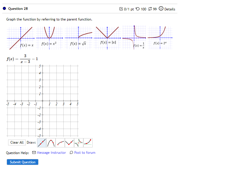 equation of the graph that results from (a) shifting f(x) 2 units