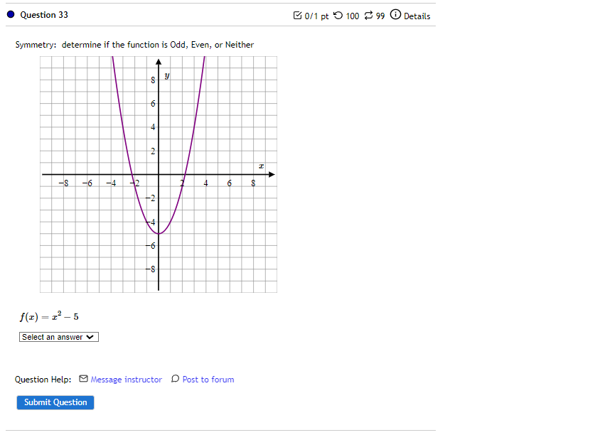 Question Help: Message instructor D Post to forum Submit Question Question 24