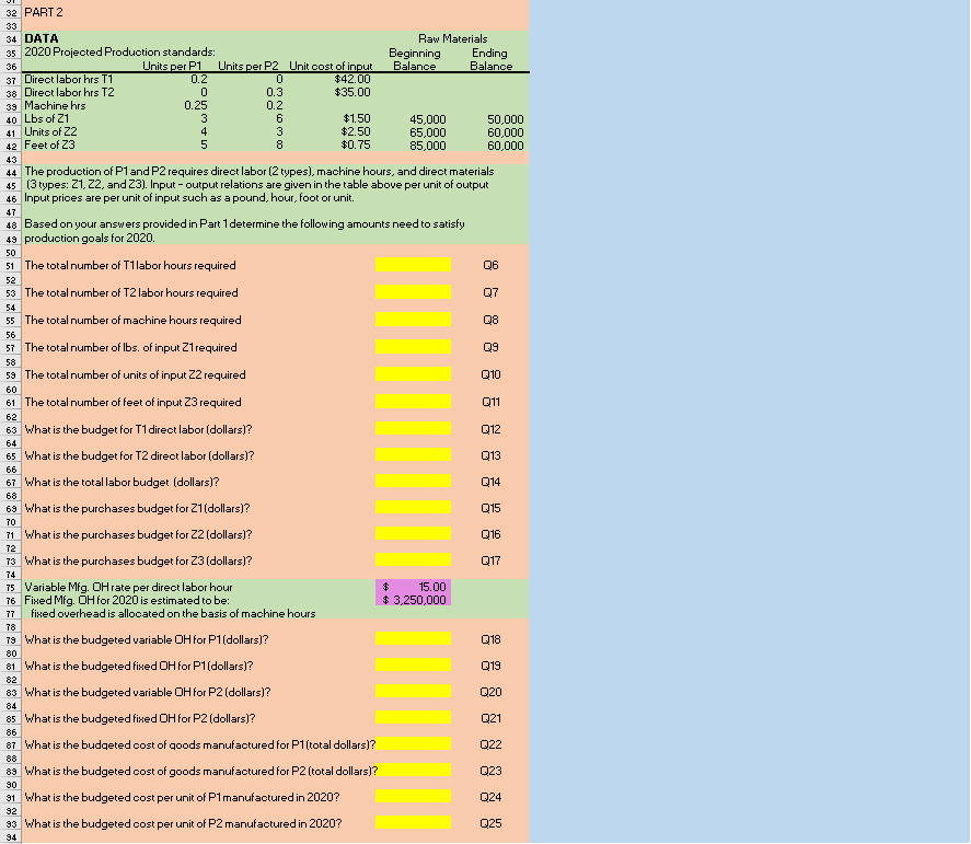 D E F G H K All questions on this assignment pertain