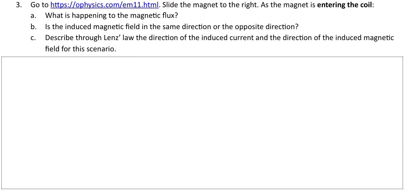 3. Go to https://ophysics.com/em11.html. Slide the magnet to the right. As