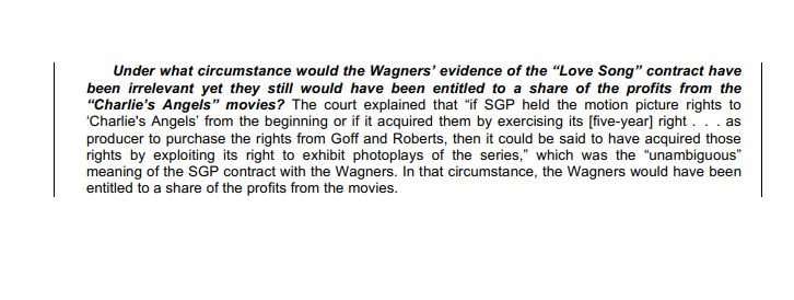 Wagner entered into an agreement with Spelling-Goldberg Productions (SGP over the rights