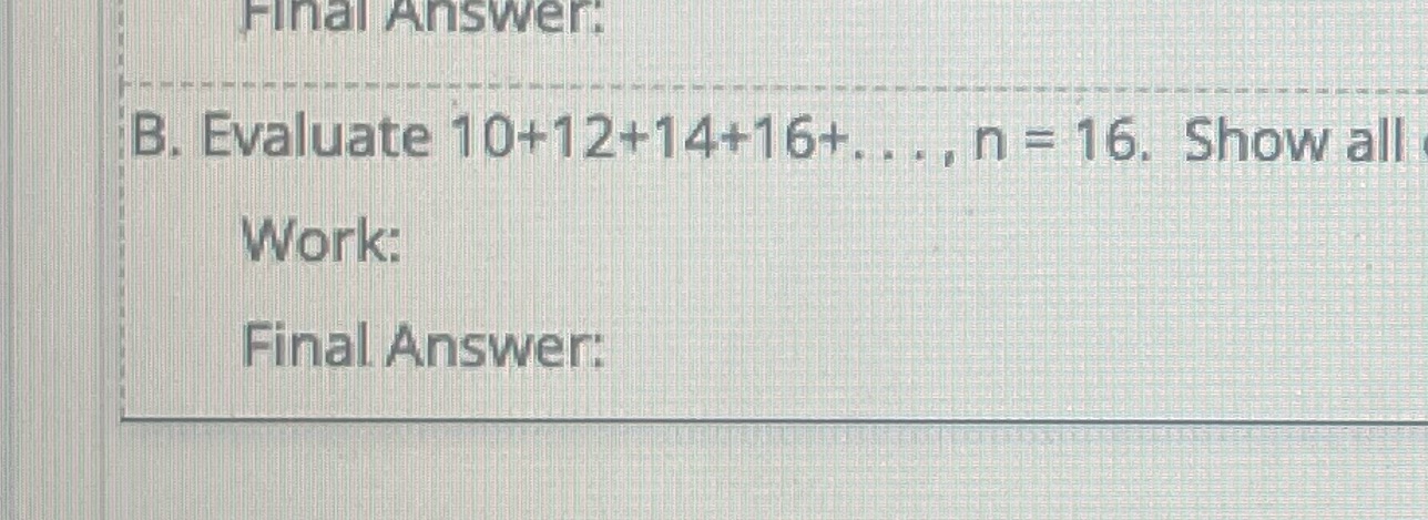 Evaluate the arithmetic sequence described below using the arithmetic series formula. Show