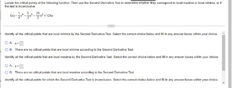 by Role's Theorem. 9(x) - x + 9x + 15x - 25: