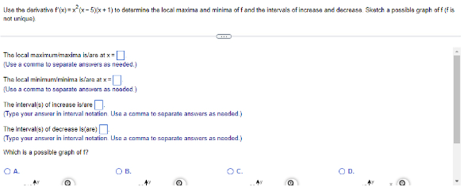 [- 5,1] Select the correct choice below and, if necessary, fill in