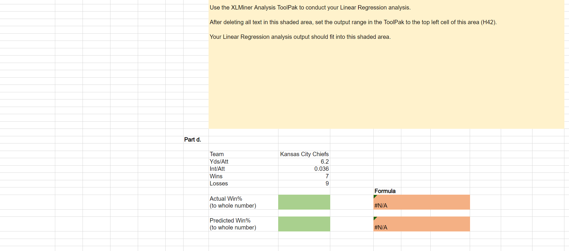 15.2 Excel Activity 1a - Linear Regression and Predictions (Structured)See attached
