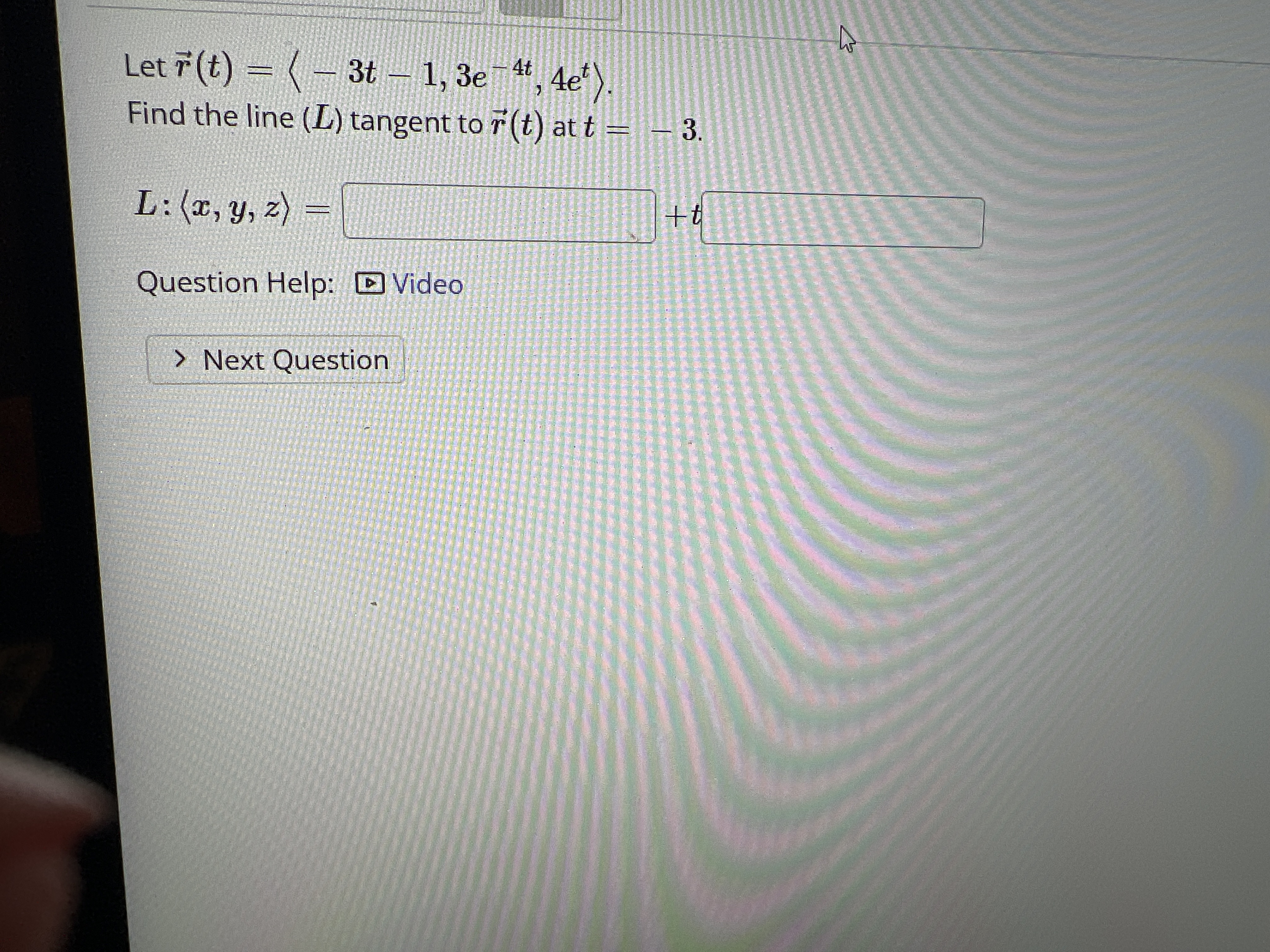 my need gelp due in 10 mins Find the unit tangent vector