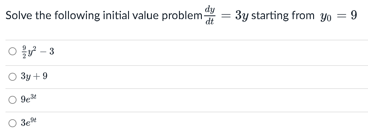 from yo = 9 O xy2 - 3 O 3y + 9