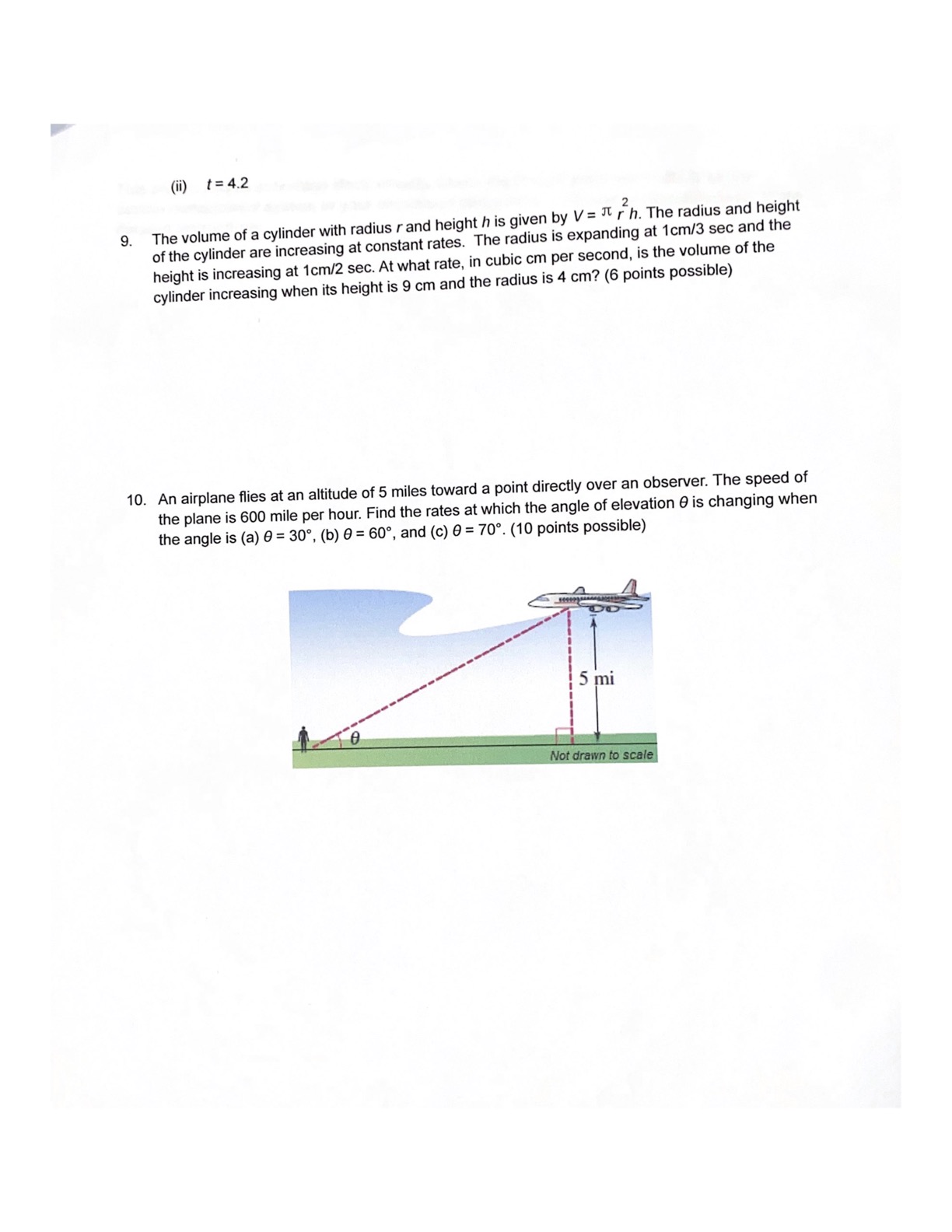 the functions f and g and their derivatives. Identify and Justify the