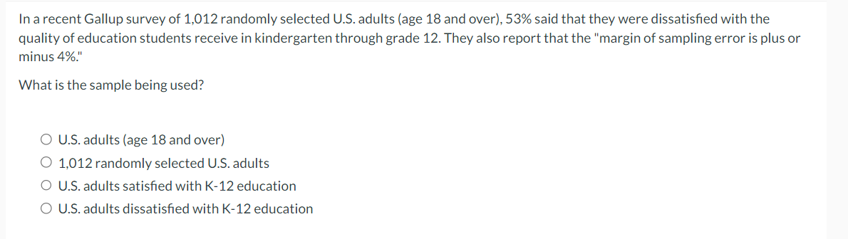 they were dissatisfied with the quality of education students receive in kindergarten