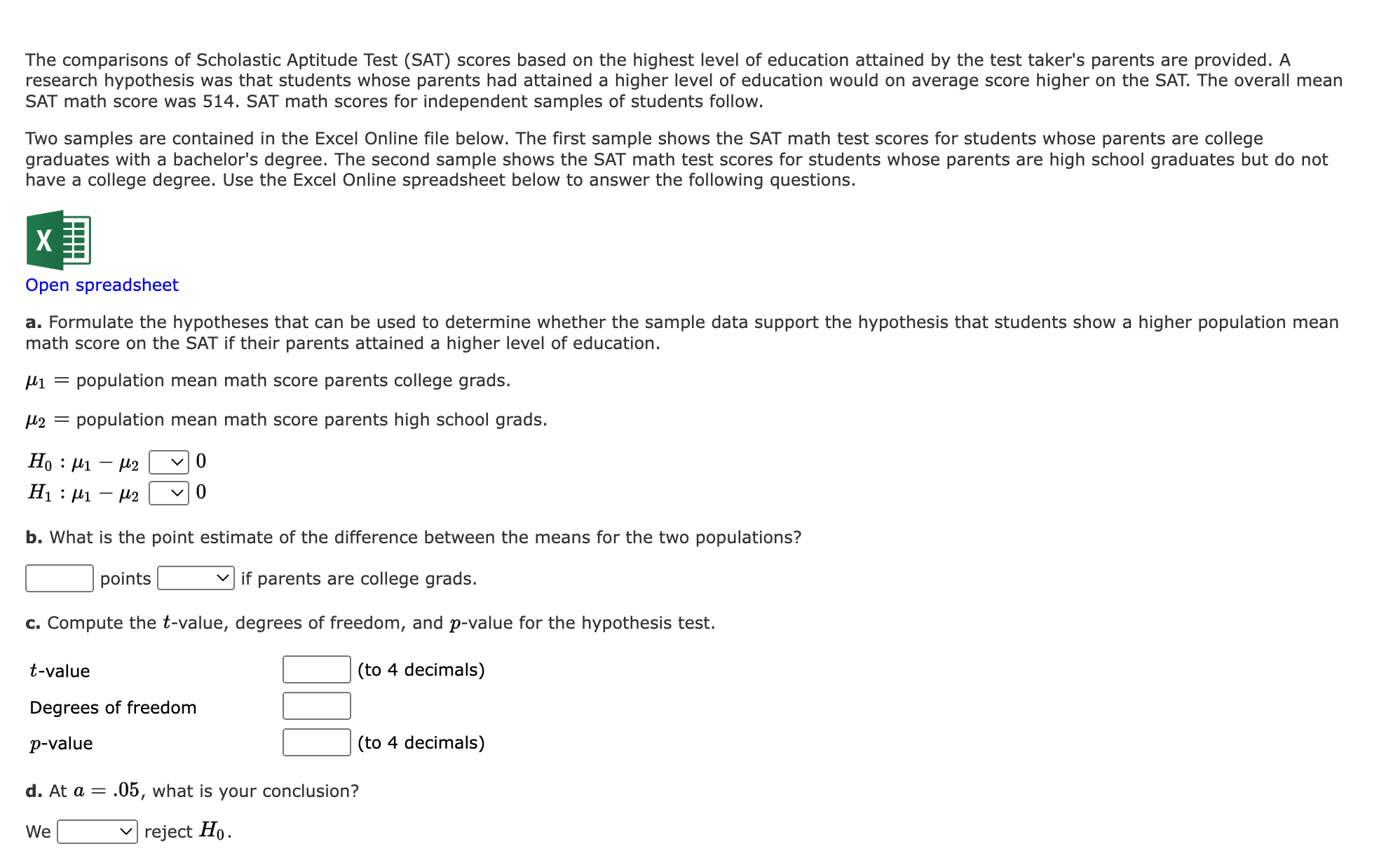 I need help analyzing and computing the data found in the attached