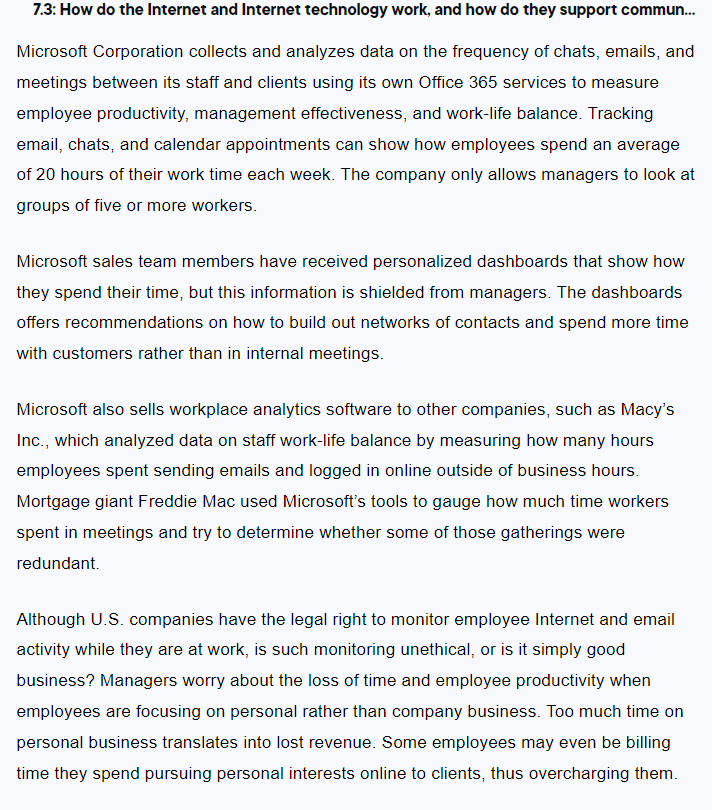 in paragraph form with supporting references from the textbook (management information systems:
