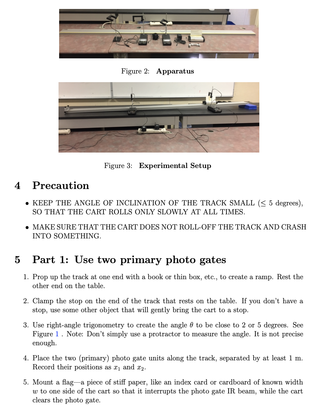 the track. As you will learn later on in class, the cart