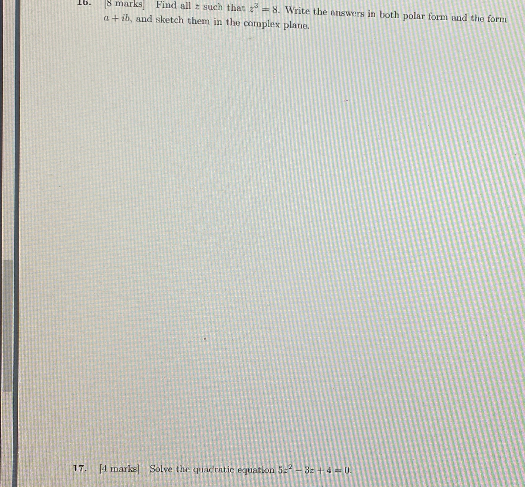 all working: 5. [12 marks] Using calculus and showing all your working,