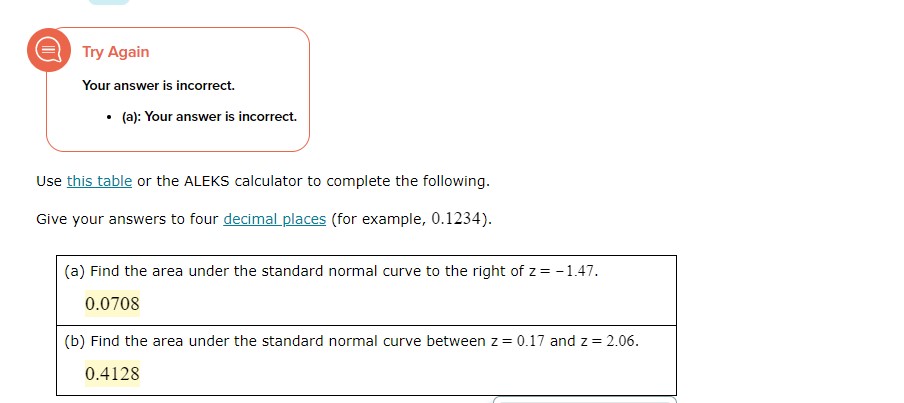  Try Again Your answer is incorrect. - [3}: Your answer is