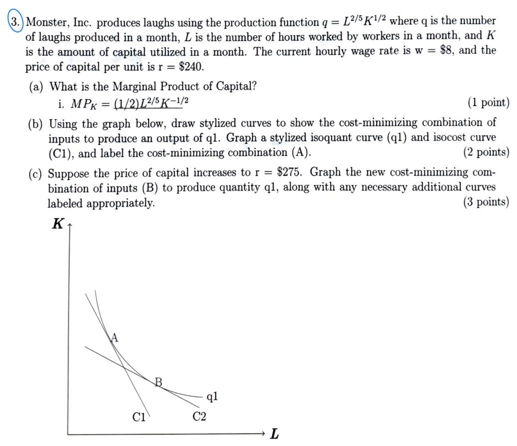I need steps and guides on how to graph. Monster, Inc. produces
