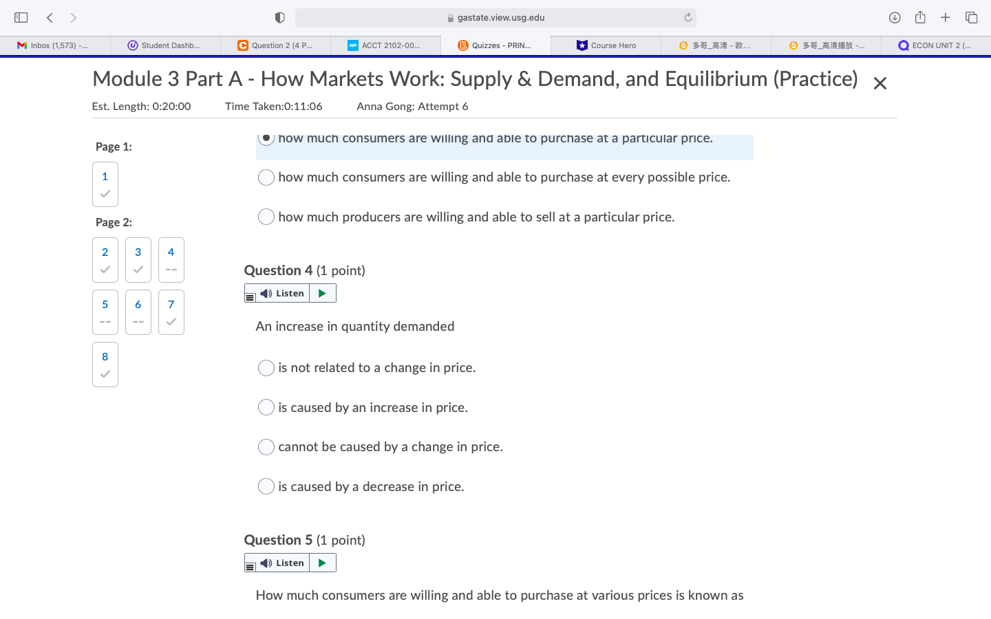 P. WP ACCT 2102-00. B Quizzes - PRIN... Course Hero O BE_AM