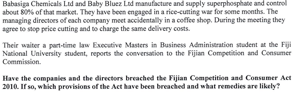 19 January, Ravinesh learns that John has sold the desk to Waqa