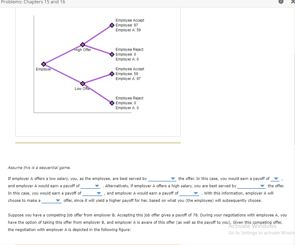 PLEASE HELP SOLVE PROBLEM BELOW THANK YOU.After graduation, you enter salary negotiations