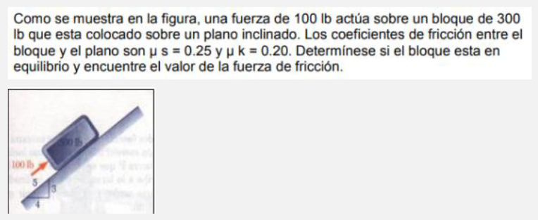 Como se muestra en la figura, una fuerza de 100 lb acta