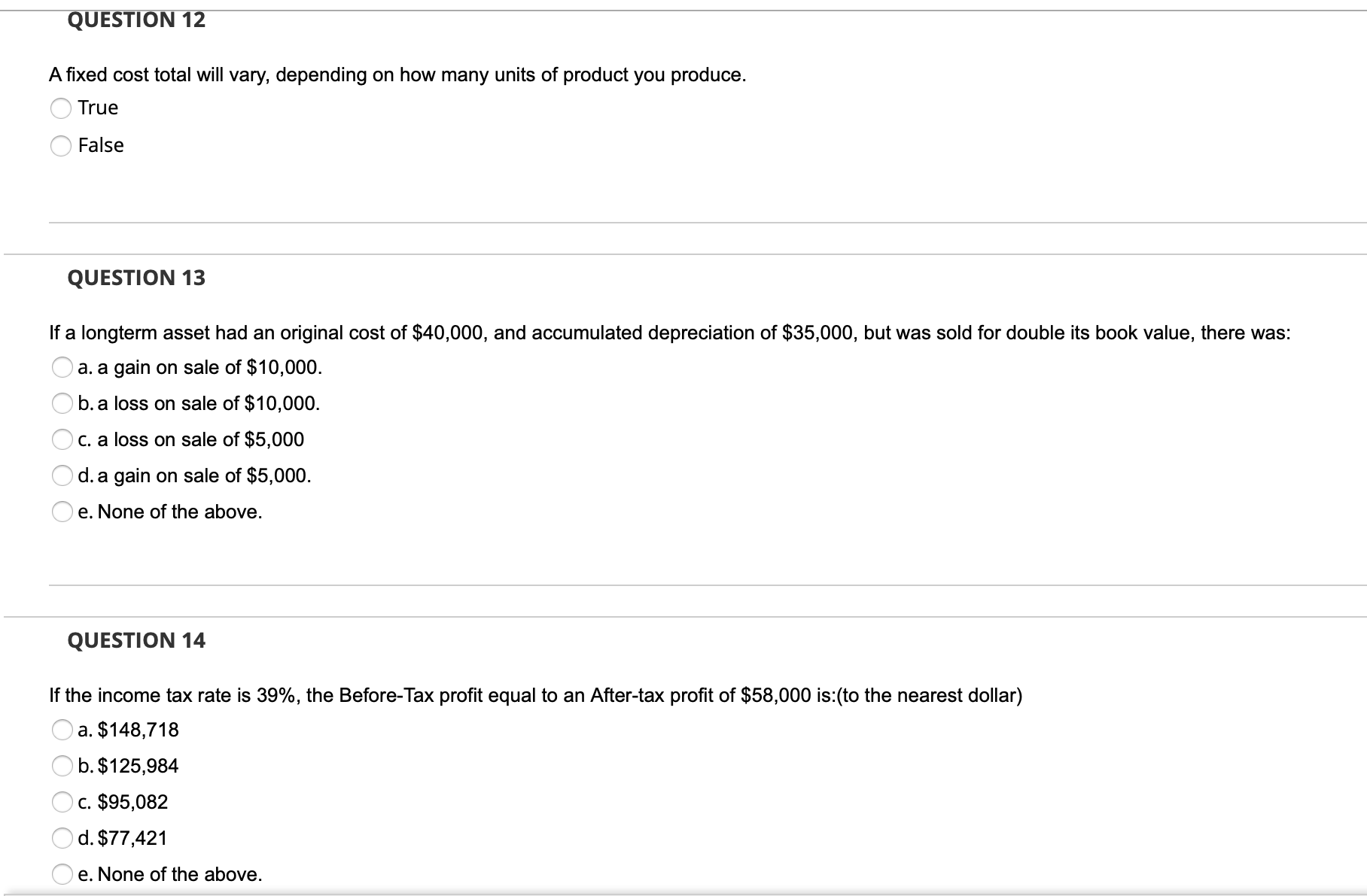 show a positive total of $16,000, and Investing Activities show a negative