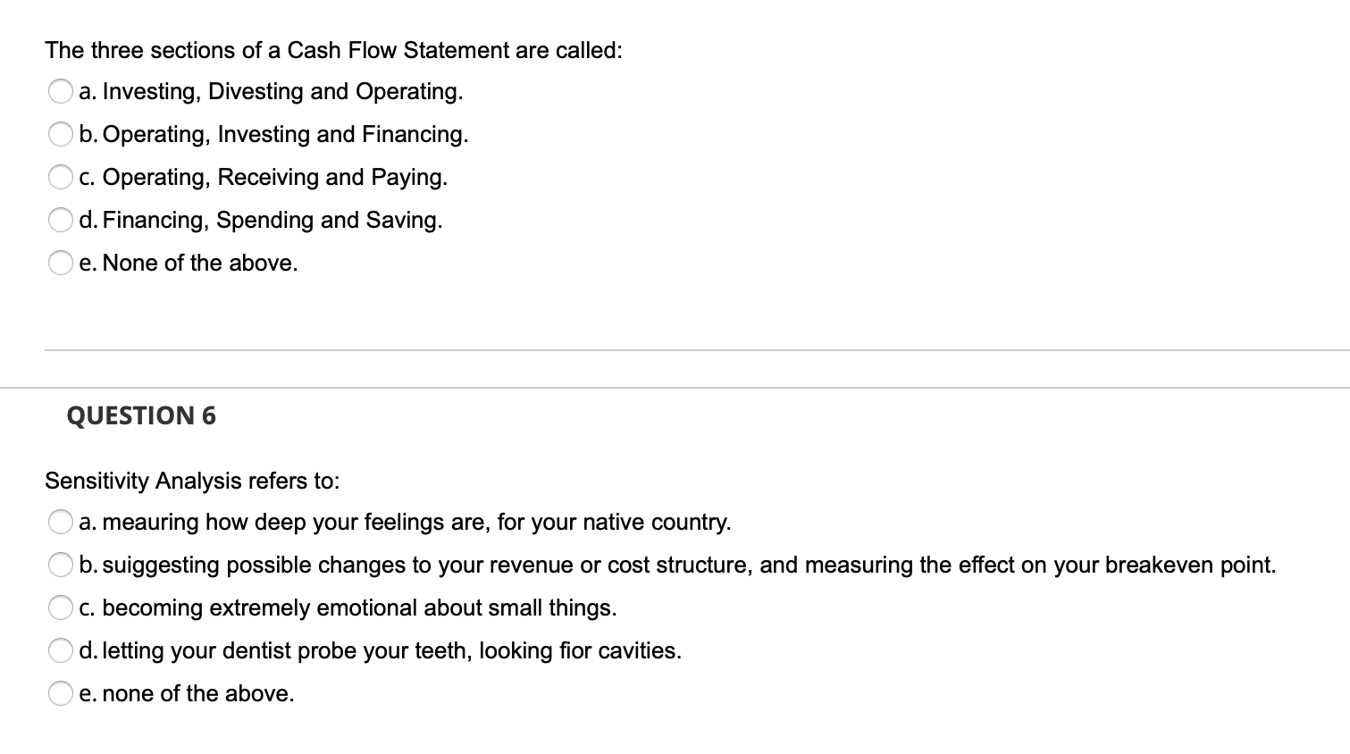 a big asset shown in the income statement, we show it as