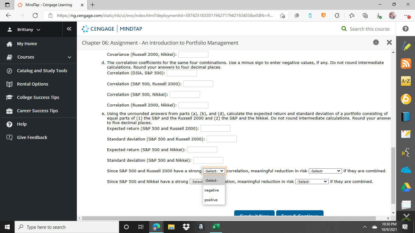 6-07 Catalog and Study Tools The following are monthly percentage price changes